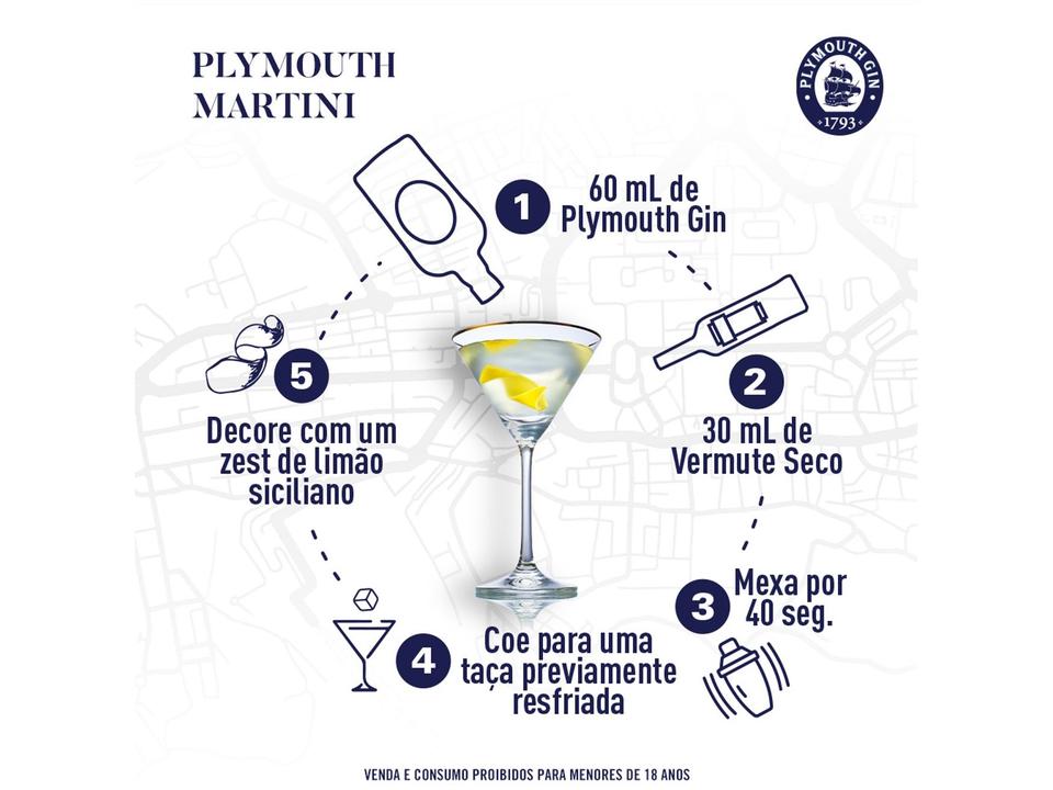 Gin Plymouth 750ml - 4