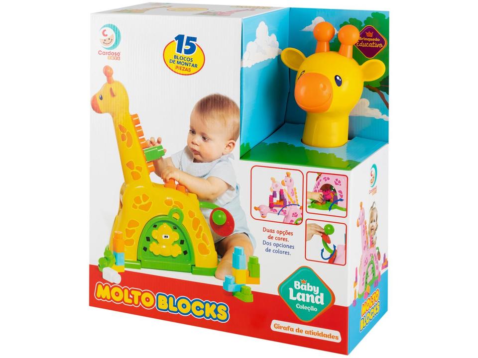 Girafa de Atividades Baby Land Cardoso Toys - 13