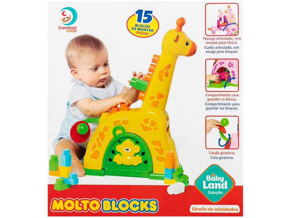 Girafa de Atividades Baby Land Cardoso Toys - 14