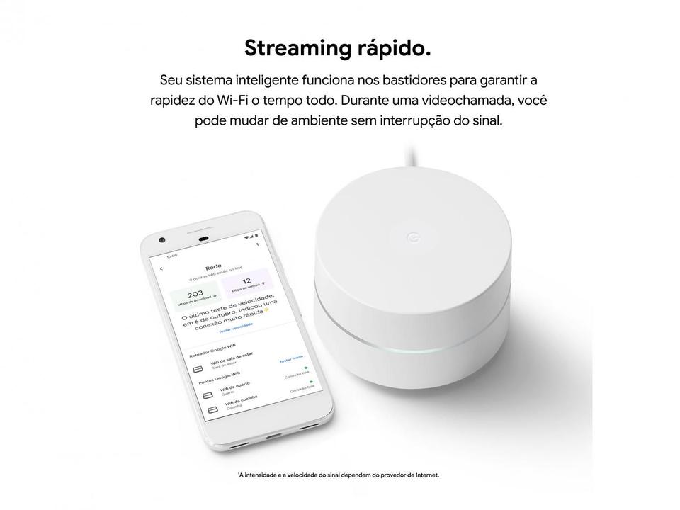 Google Wifi Mesh AC1200 Dual-Band GA02430-BR - 6
