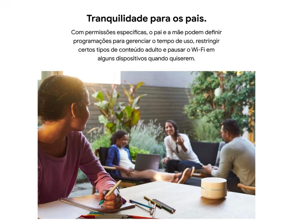 Google Wifi Mesh AC1200 Dual-Band GA02430-BR - 8