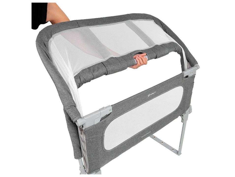 Grade de Proteção para Cama 50,5x90cm Safety 1st Safe Space Cinza - 14