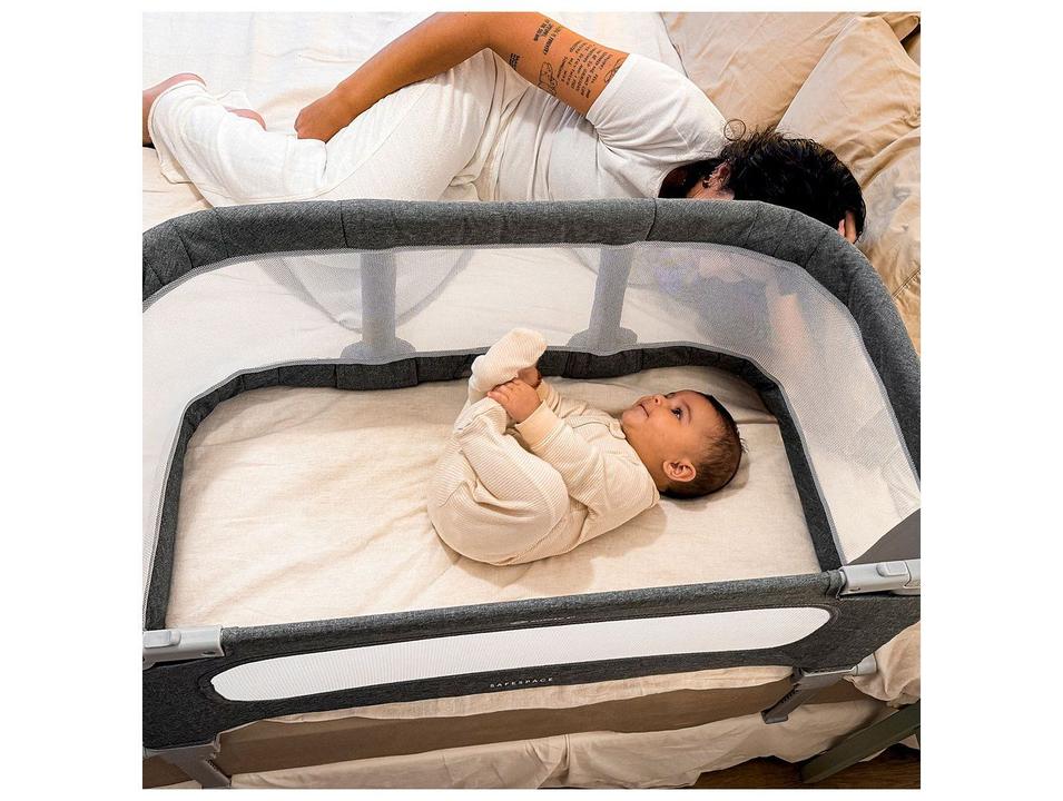 Grade de Proteção para Cama 50,5x90cm Safety 1st Safe Space Cinza - 1