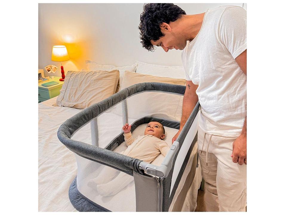 Grade de Proteção para Cama 50,5x90cm Safety 1st Safe Space Cinza - 7