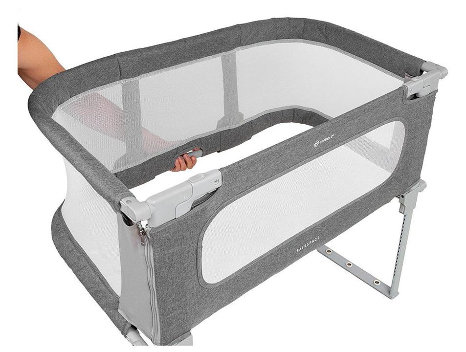 Grade de Proteção para Cama 50,5x90cm Safety 1st Safe Space Cinza - 13