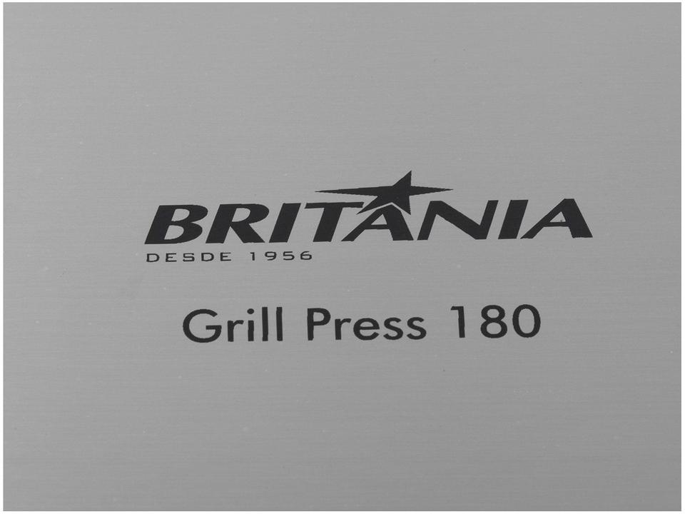 Grill Britânia Press 180 1400W Coletor de Gordura - 15