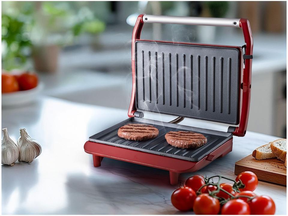 Grill Lenoxx Panini Retangular 850W Antiaderente - 1