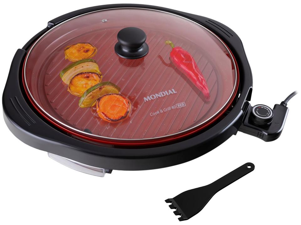 Grill Mondial G-03-RC Redondo 1270W Antiaderente - 7