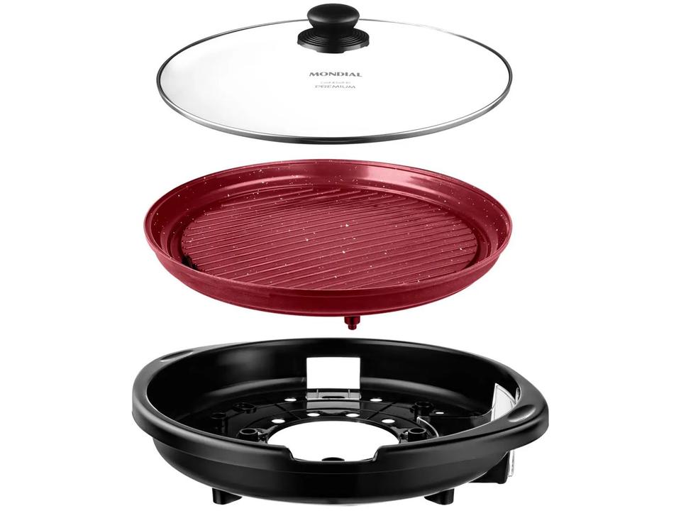 Grill Mondial G-03-RC Redondo 1270W Antiaderente - 9