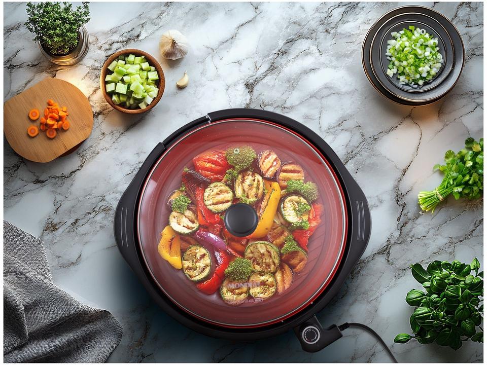 Grill Mondial G-03-RC Redondo 1270W Antiaderente - 8