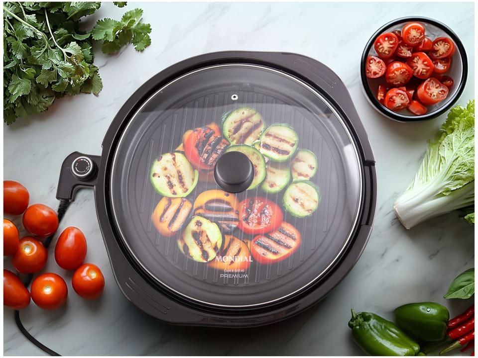 Grill Mondial G-03 Redondo 1270W Antiaderente - 7