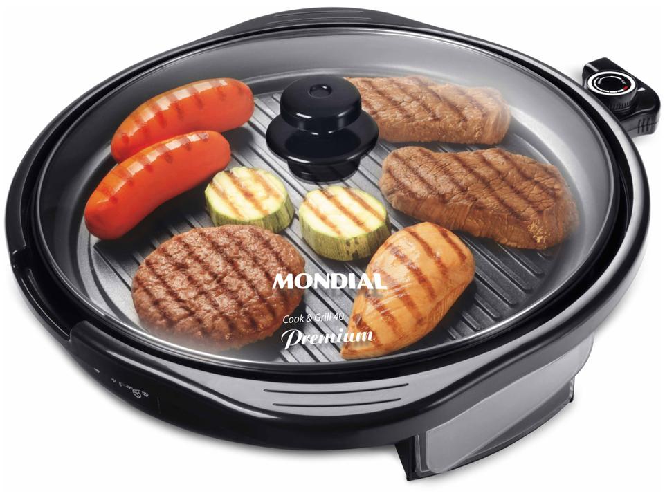 Grill Mondial G-03 Redondo 1270W Antiaderente - 1