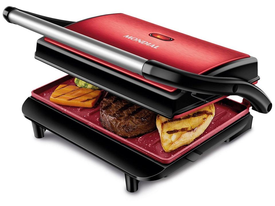 Grill Mondial Master Press 2 em 1 Retangular 1000W Antiaderente - 4