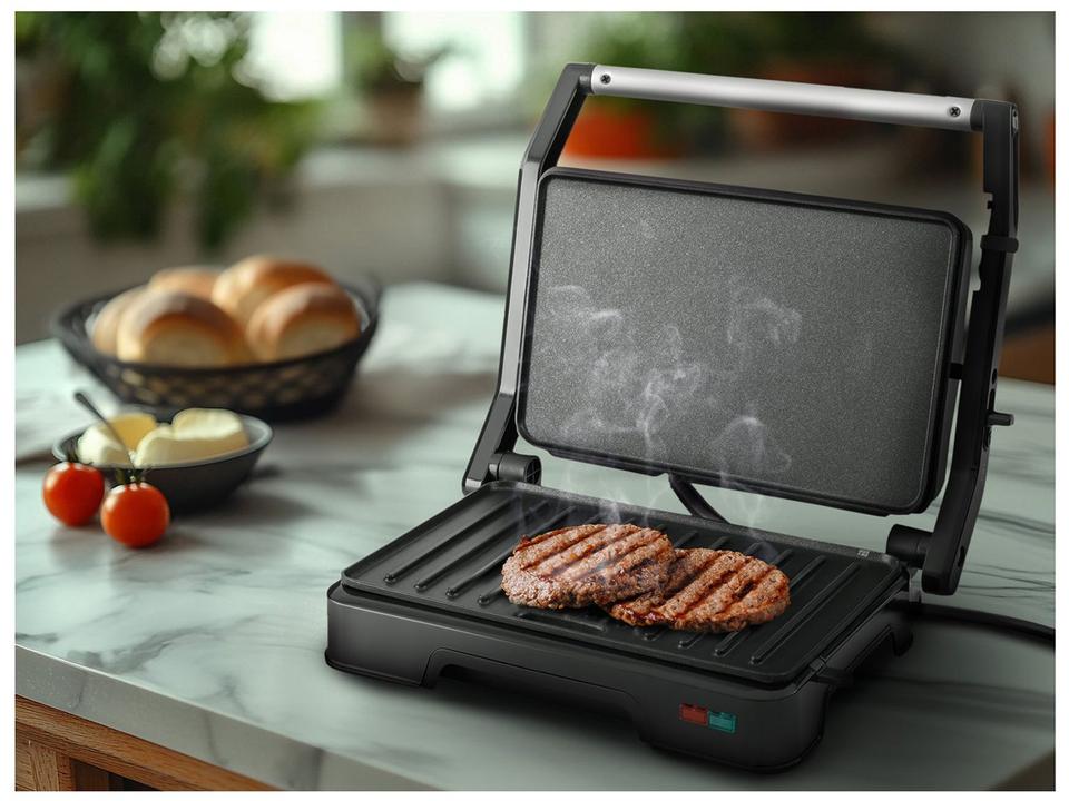 Grill Mondial PG-01-180 Master Press Duo 3 em 1 Retangular com Chapa 1000W - 2