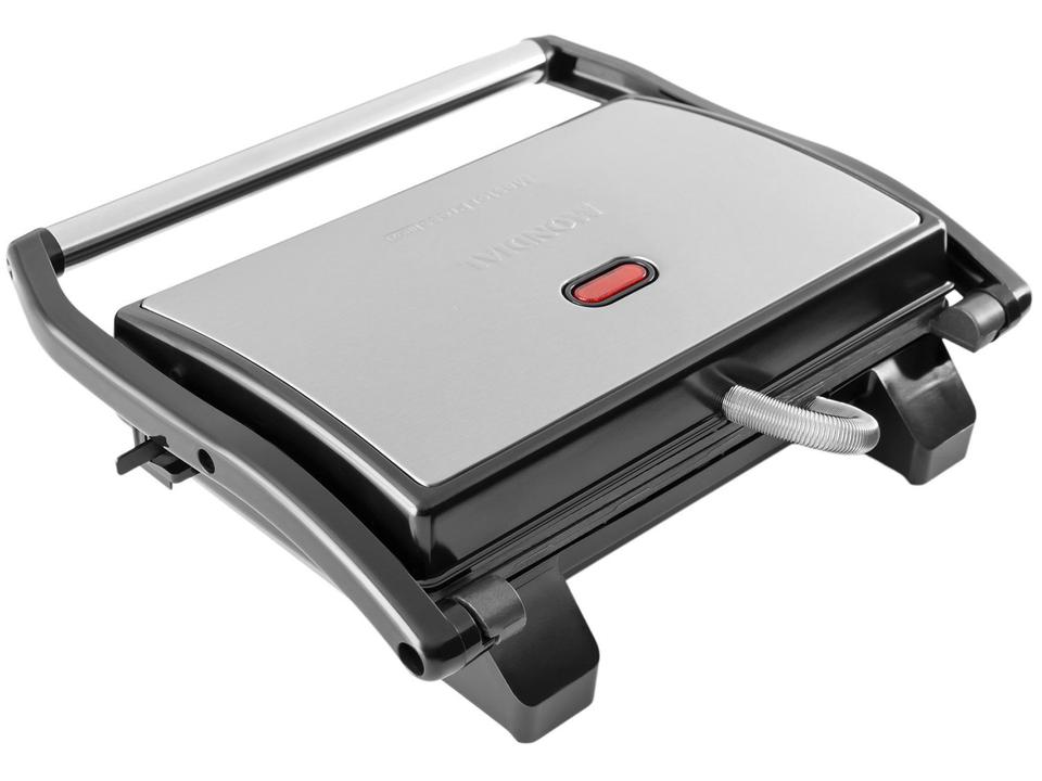 Grill Mondial PG-01 Master Press 2 em 1 Retangular 1000W Antiaderente - 14