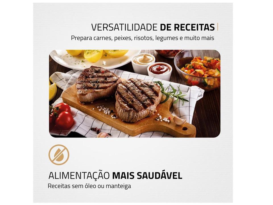 Grill Mondial PG-01 Master Press 2 em 1 Retangular - 4