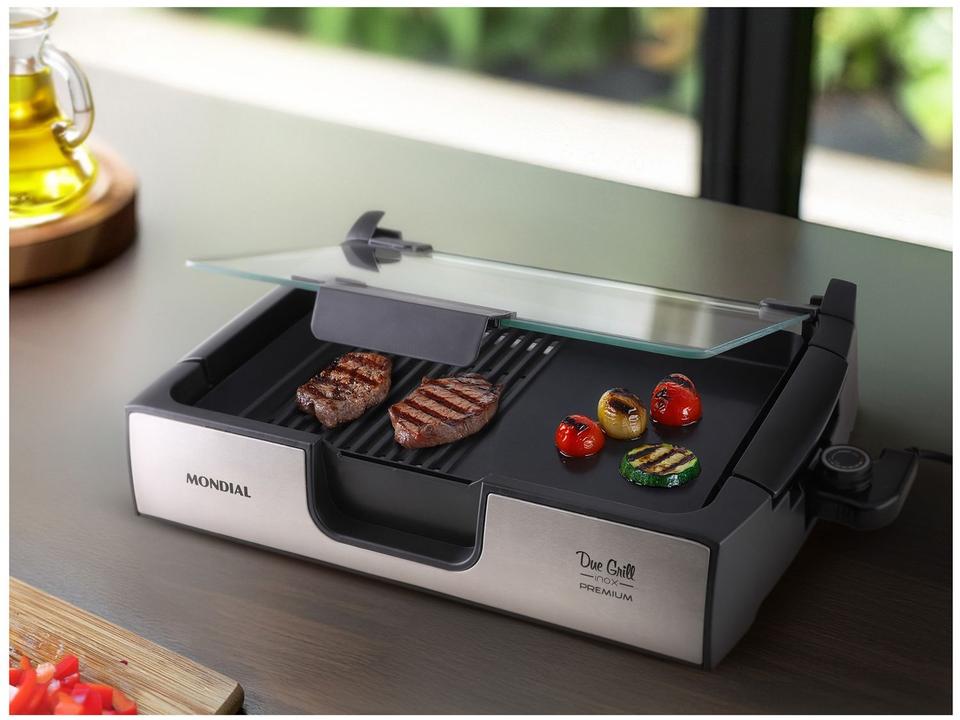 Grill Mondial Premium Due Retangular 1270W - 6