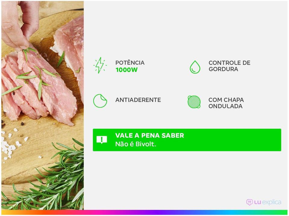 Grill Philco PGR21PI Maxx Clean 2 em 1 Ret - 1