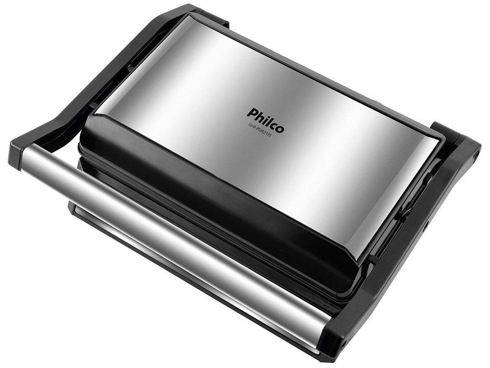Grill Philco PGR21PI Maxx Clean 2 em 1 Retangular 1000W Antiaderente com Coletor de Gordura - 8