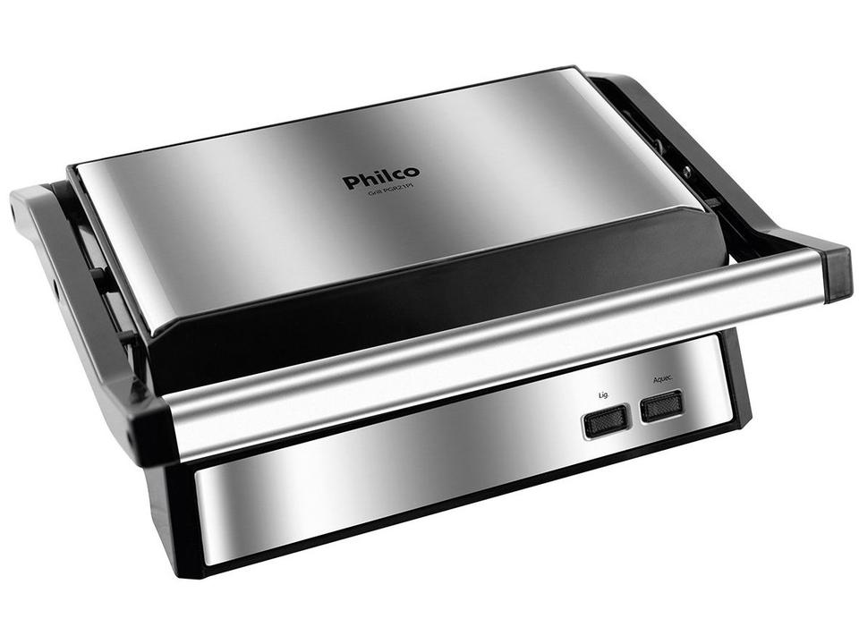 Grill Philco PGR21PI Maxx Clean 2 em 1 Retangular 1000W Antiaderente com Coletor de Gordura - 6