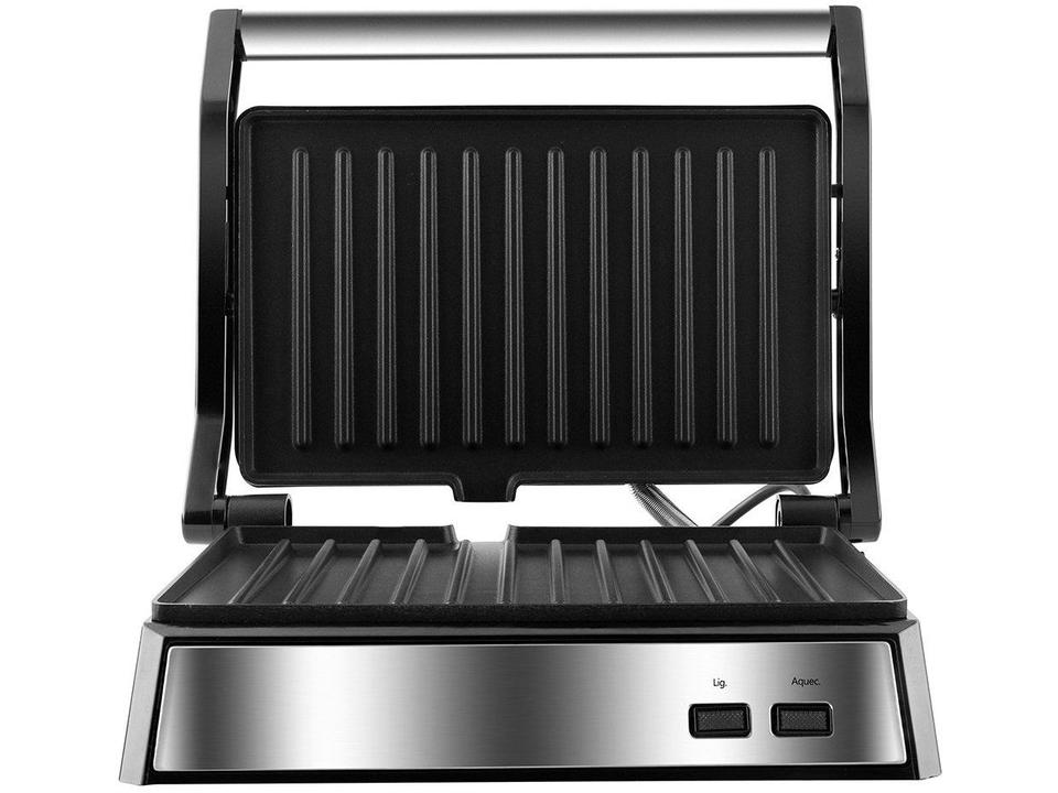 Grill Philco PGR21PI Maxx Clean 2 em 1 Retangular 1000W Antiaderente com Coletor de Gordura - 3