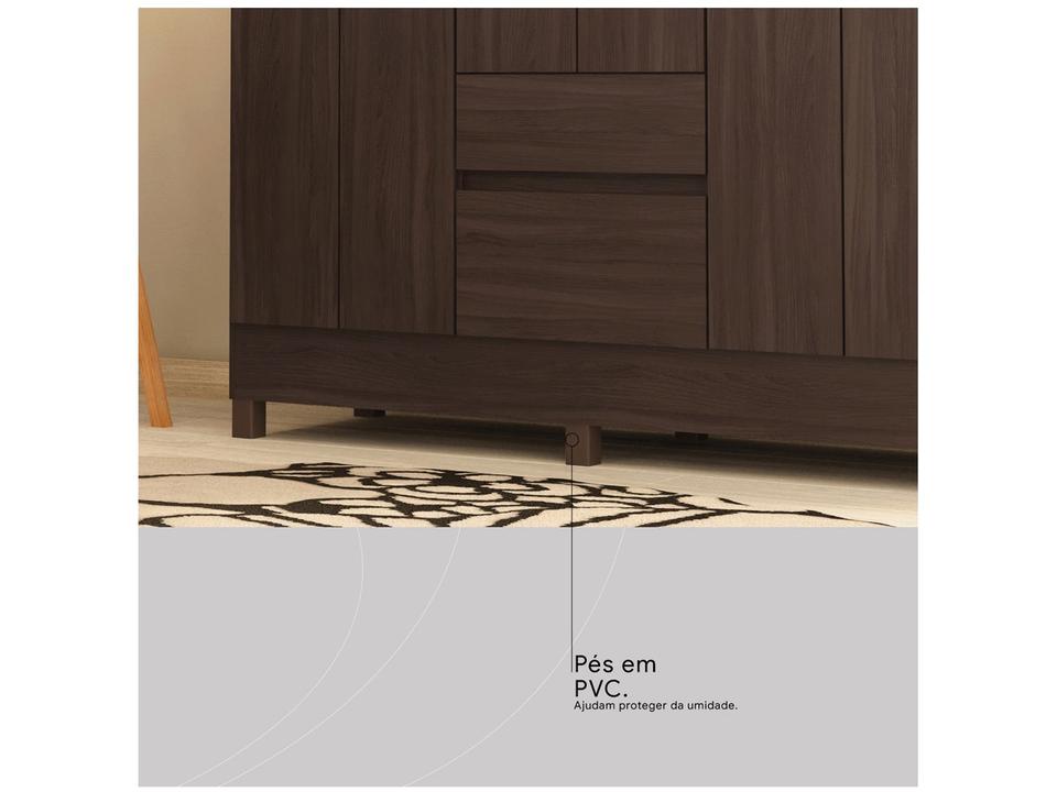 Guarda-roupa Casal 2 Gavetas 6 Portas Demóbile Flash II - 5