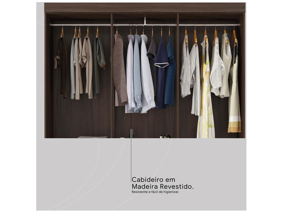 Guarda-roupa Casal 2 Gavetas 6 Portas Demóbile Flash II - 3