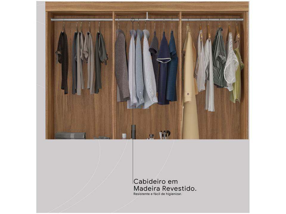 Guarda-roupa Casal 2 Gavetas 6 Portas Demóbile Flash II - 3