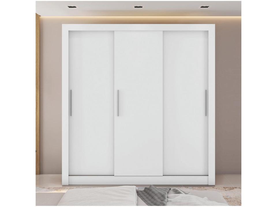 Guarda-roupa Casal 3 Portas de Correr 2 Gavetas Caemmun Santiago - 4