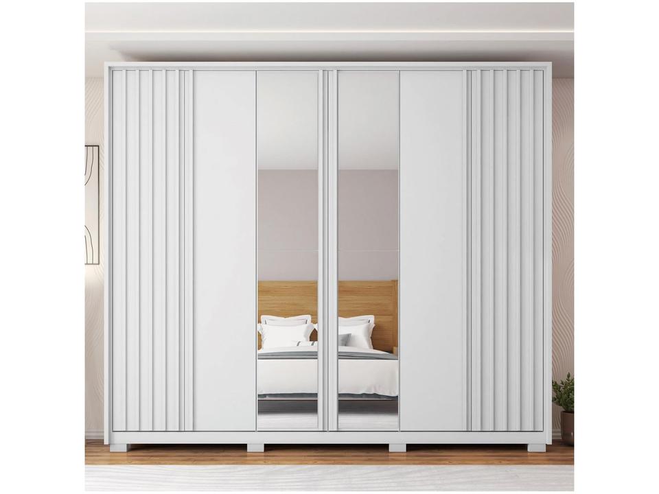 Guarda-roupa Casal 4 Gavetas 6 Portas Caemmun Apollo - 6