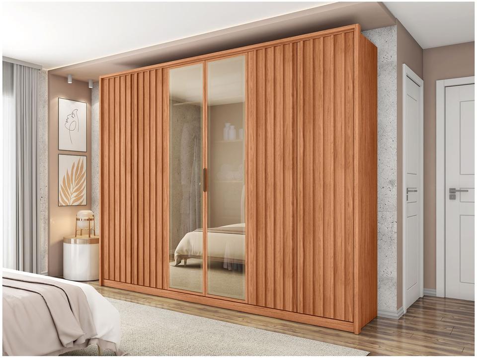 Guarda-roupa Casal 4 Gavetas 6 Portas Caemmun Centurium - 4