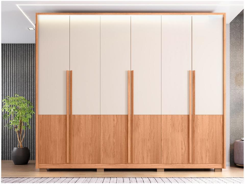 Guarda-roupa Casal 4 Gavetas 6 Portas Caemmun Francis - 3