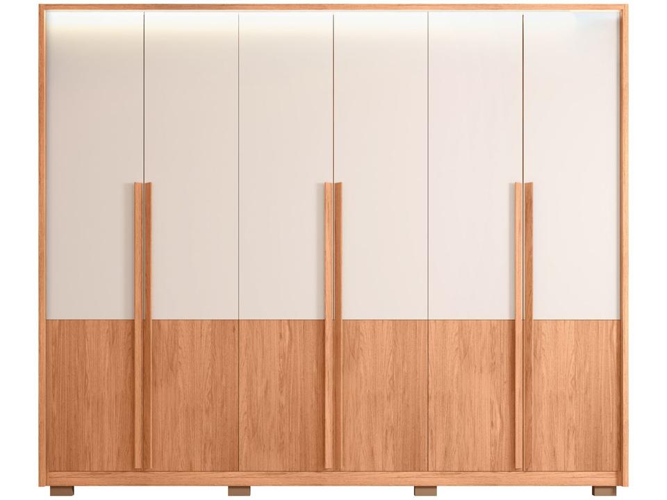 Guarda-roupa Casal 4 Gavetas 6 Portas Caemmun Francis - 6