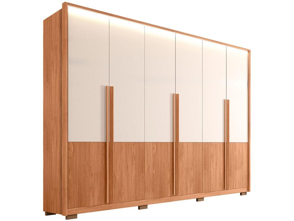 Guarda-roupa Casal 4 Gavetas 6 Portas Caemmun Francis - 5