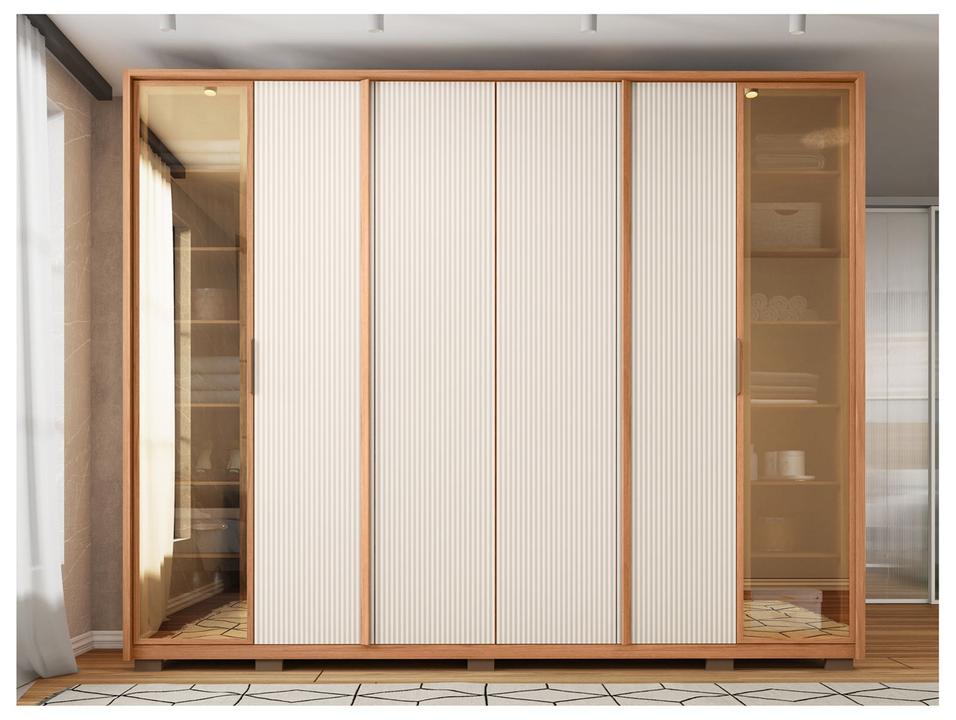 Guarda-roupa Casal 6 Gavetas 6 Portas Caemmun Coari - 6