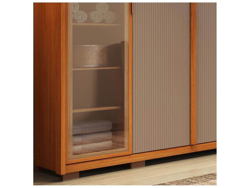 Guarda-roupa Casal 6 Gavetas 6 Portas Caemmun Coari - 7