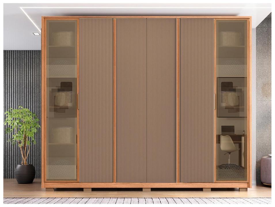 Guarda-roupa Casal 6 Gavetas 6 Portas Caemmun Coari - 6