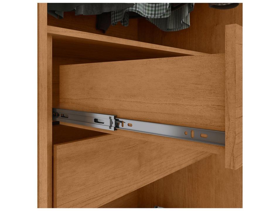 Guarda-roupa Casal 6 Gavetas 6 Portas Móveis Lopas Bertha - 7