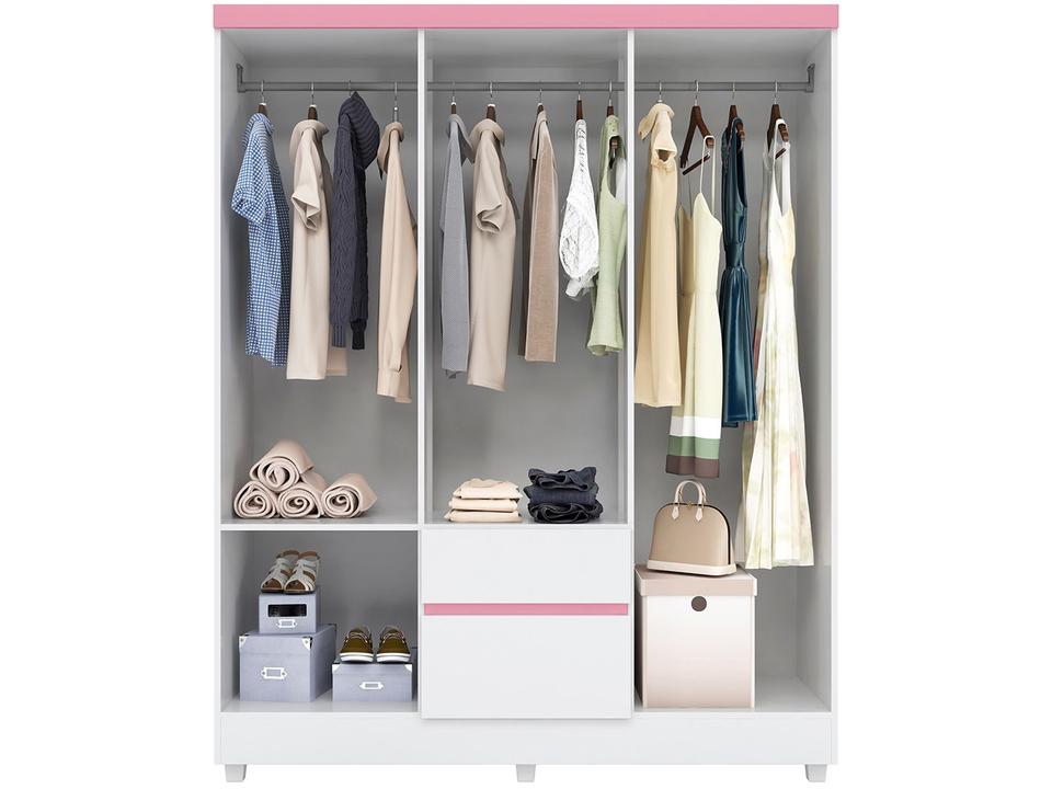 Guarda-roupa Casal 6 Portas 2 Gavetas Demóbile Flash II - 9