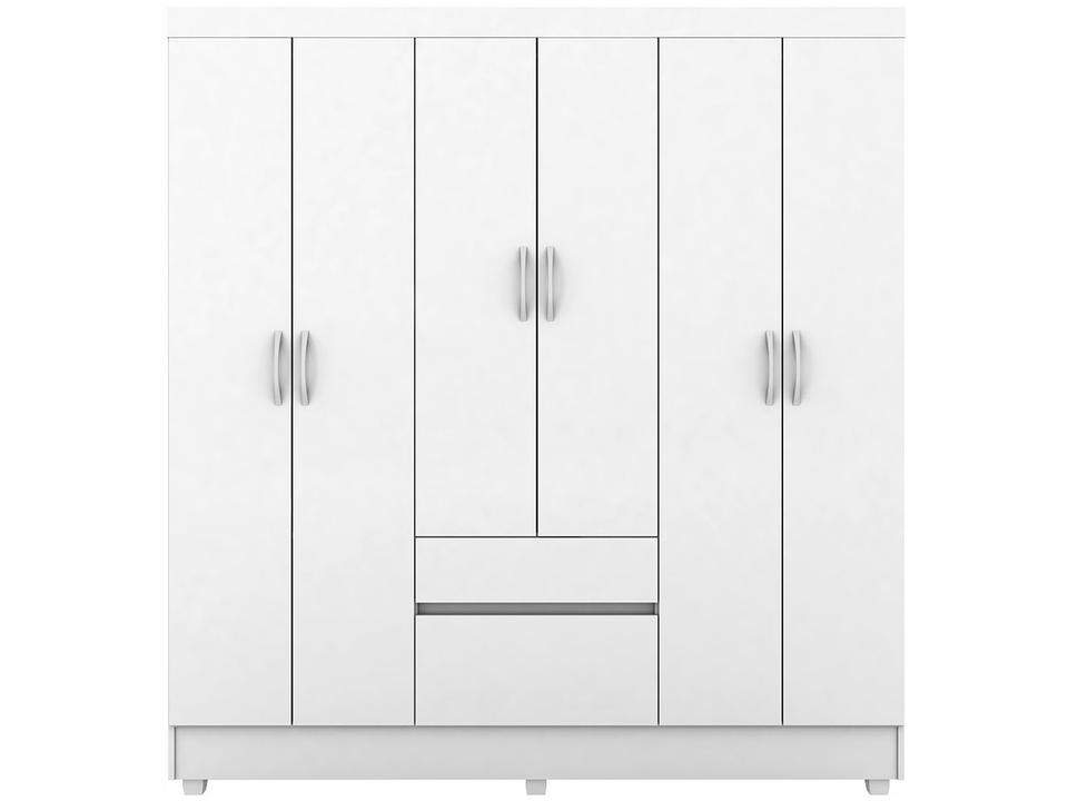 Guarda-roupa Casal 6 Portas 2 Gavetas Demóbile Flash II - 6