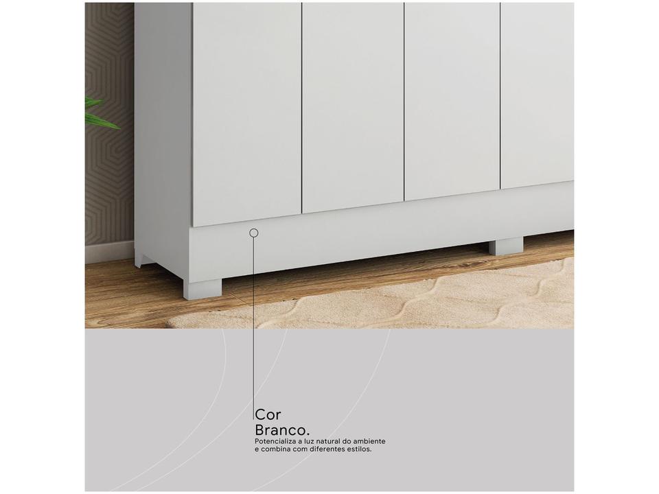 Guarda-roupa Casal 6 Portas 3 Gavetas Demóbile Prático - 5