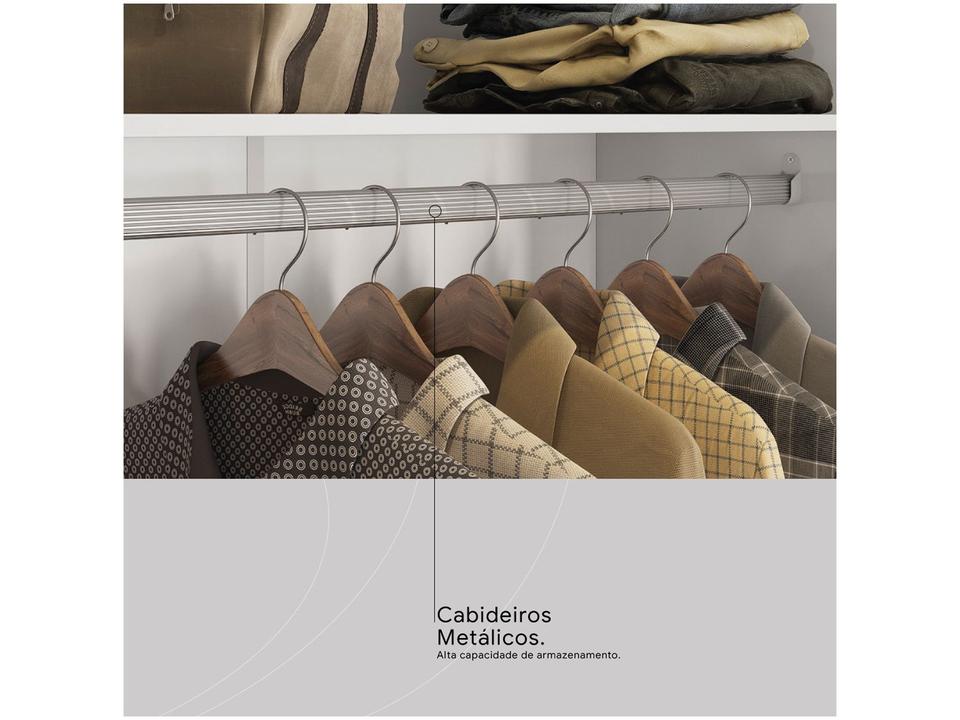 Guarda-roupa Casal 6 Portas 3 Gavetas Demóbile Prático - 4