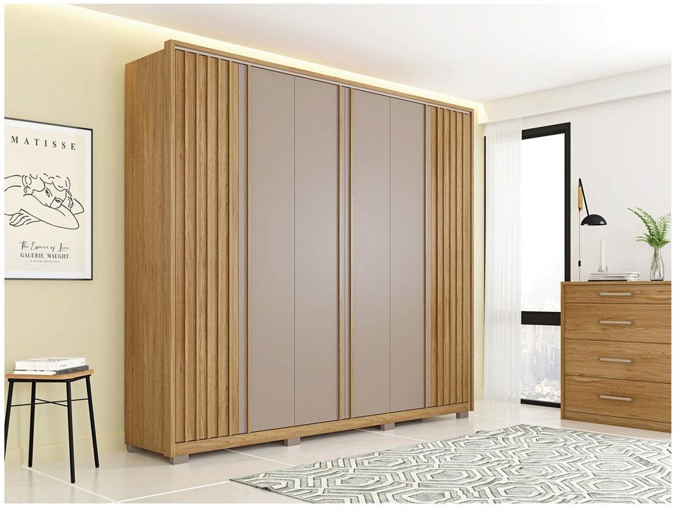 Guarda-roupa Casal 6 Portas 4 Gavetas Caemmun Apollo - 4