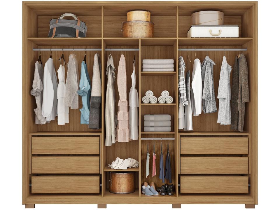 Guarda-roupa Casal 6 Portas 6 Gavetas Caemmun Apollo - 5
