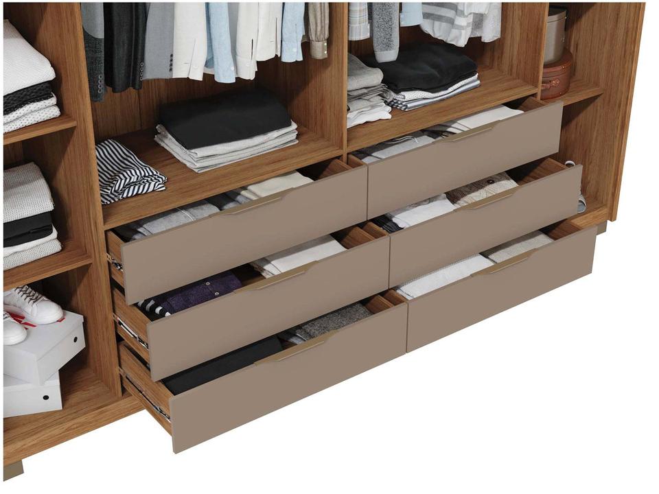 Guarda-roupa Casal 6 Portas 6 Gavetas - 6