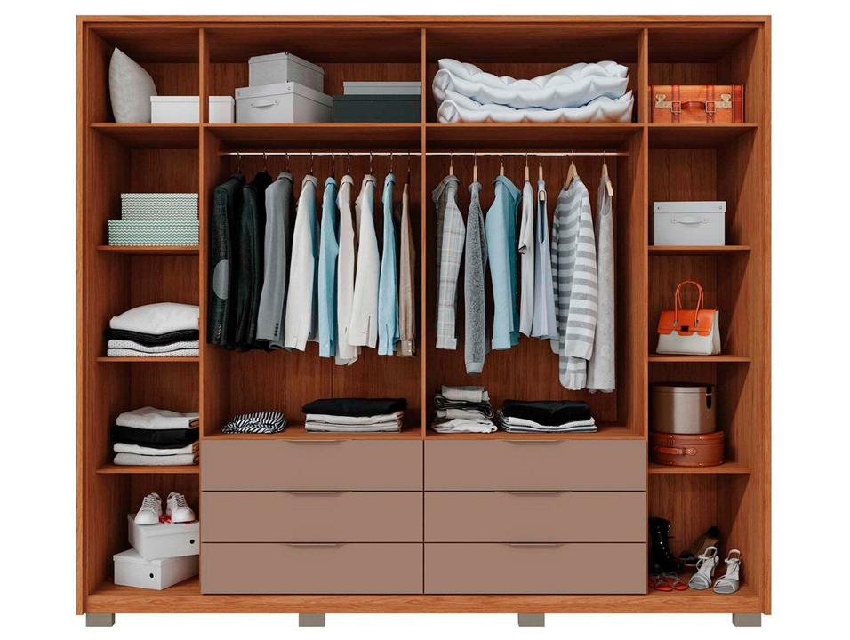 Guarda-roupa Casal 6 Portas 6 Gavetas - 6
