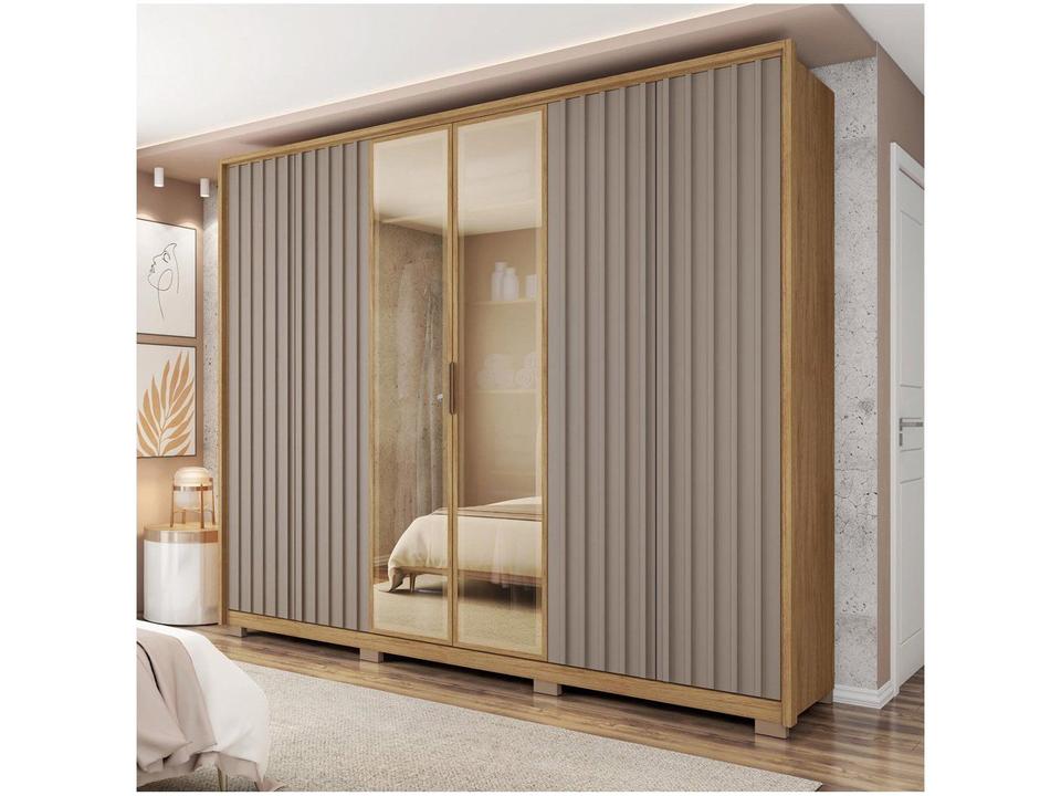 Guarda-roupa Casal 6 Portas 6 Gavetas Caemmun Centurium - 5