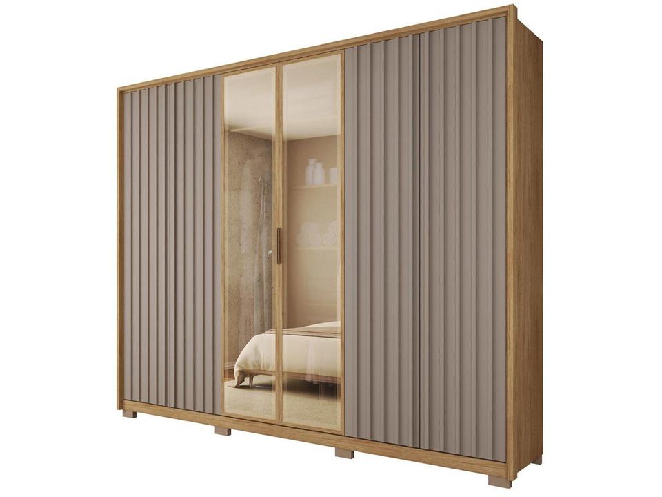 Guarda-roupa Casal 6 Portas 6 Gavetas Caemmun Centurium