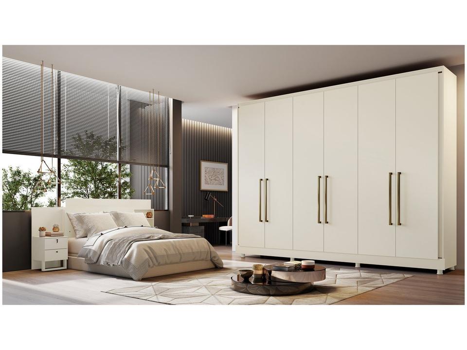 Guarda-roupa Casal 6 Portas 6 Gavetas - 2