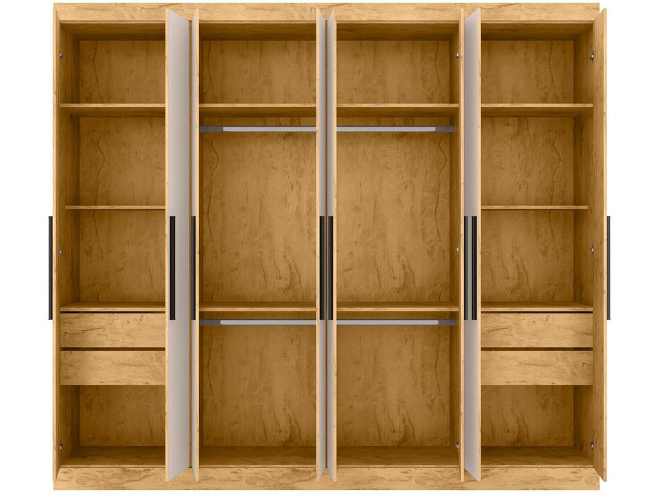 Guarda-roupa Casal 8 Portas 4 Gavetas - 6
